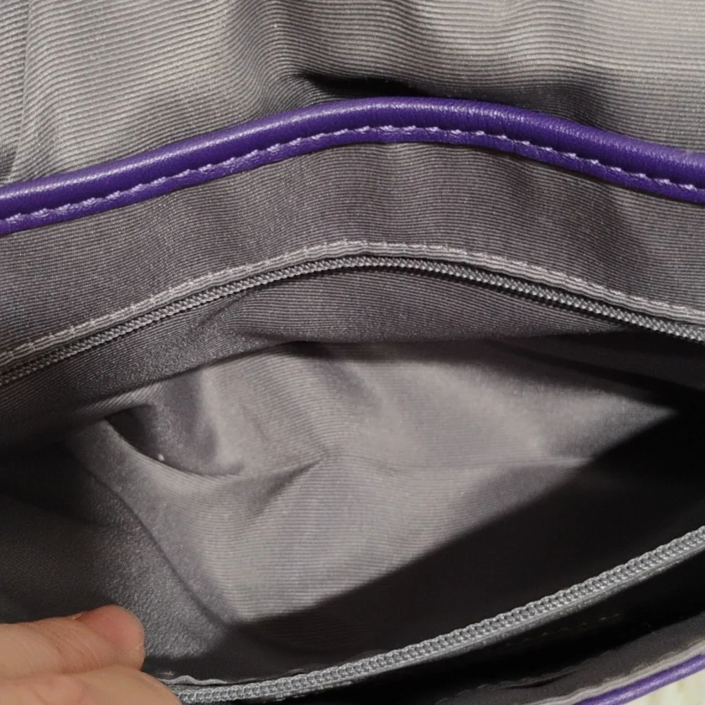 Authentic Coach Y2K Purple Soho Pleated Shoulder Bag - Picture 14 of 15